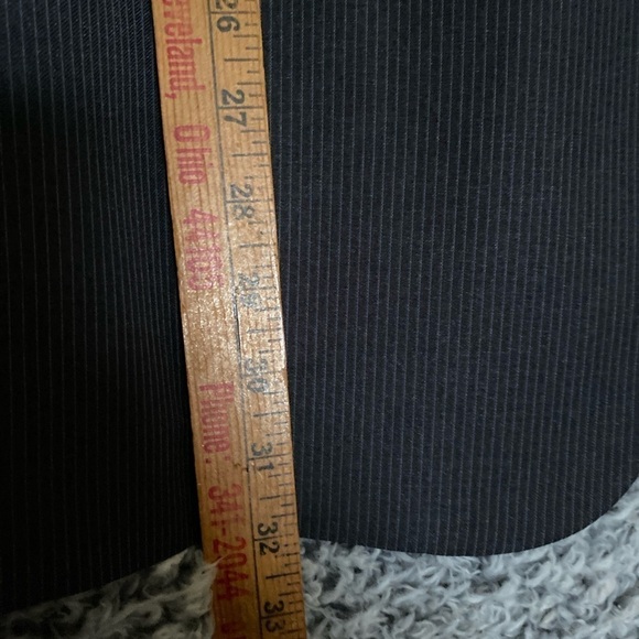 Luca Rossi Blazer Men's 44 L Gray Long Lined Pinstripe Sports Jacket in Excell - Picture 9 of 12